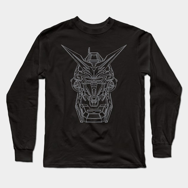 astray red frame line Long Sleeve T-Shirt by garistipis